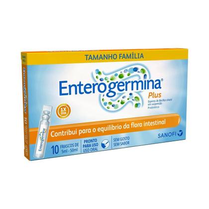 Imagem de Probiótico Enterogermina Plus 10 frascos 5ml
