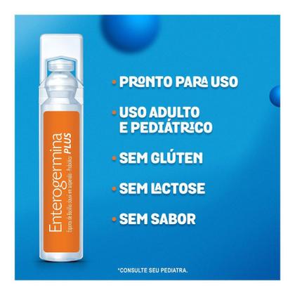 Imagem de Probiótico Enterogermina Plus 10 frascos 5ml
