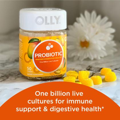 Imagem de Probiótico Gummy OLLY 1 bilhão de CFUs Immune Digestive 80 ct