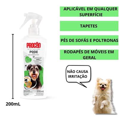 Imagem de Procão Pode 200ml Educador Sanitário Xixi Sim Pipi Dog Spray