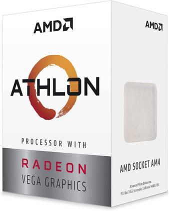 Imagem de Processador AMD Athlon 3000G 3.5GHz, Cache 5MB, AM4, Radeon VEGA 3 - YD3000C6FBBOX