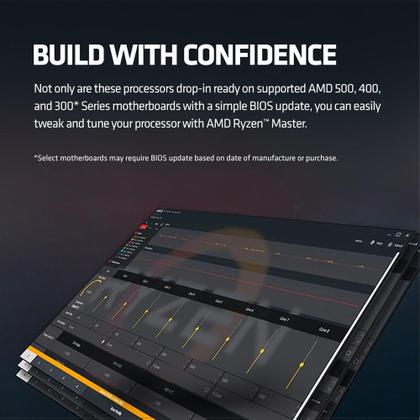 Imagem de Processador AMD Ryzen 5 5600GT, 3.6 GHz, (4.6GHz Max Turbo), Cachê 4MB, 6 Núcleos, 12 Threads, AM4 - 100-100001488BOX