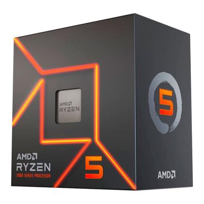 Imagem de Processador AMD Ryzen 5 7600, 3.8GHz (5.1GHz Boost), Zen 4, Cache 38MB, AM5, Vídeo Integrado Radeon