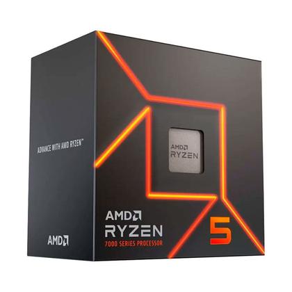 Imagem de Processador AMD Ryzen 5 7600, 3.8GHz (5.1GHz Boost), Zen 4, Cache 38MB, AM5, Vídeo Integrado Radeon