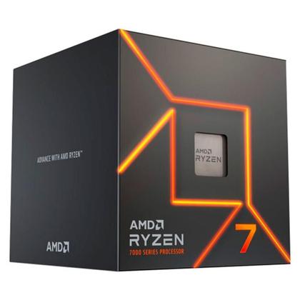 Imagem de Processador AMD Ryzen 7 7700 3.8GHz 5.3GHz Max Boost 40Mb 8 Núcleos 16 Threads AM5 100-100000592BOX