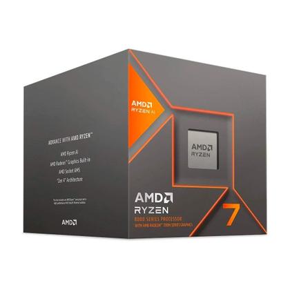 Imagem de Processador AMD Ryzen 7 8700G, 4.2GHz (5.1GHz Max Turbo), Cache 8MB, 8 Núcleos, 16 Threads, AM5, Com Vídeo Integrado - 100-100001236SBX