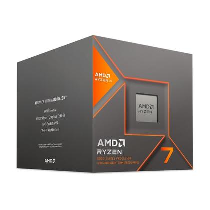 Imagem de Processador AMD Ryzen 7 8700G, 4.2GHz (5.1GHz Max Turbo), Cache 8MB, Octa-Core, 16 Threads, AM5, Vídeo Integrado - 100-100001236BOX