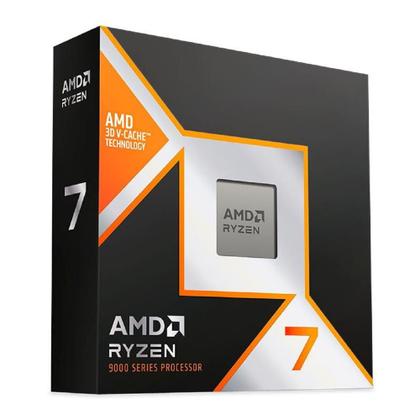 Imagem de Processador AMD Ryzen 7 9800X3D, 4.7 GHz (5.2GHz Turbo), 104MB, Cache AM5, - 100-100001084WOF