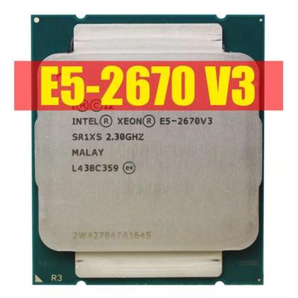 Processador Cpu Intel E5-2670 V3 Xeon 3.1ghz X99 LGA2011