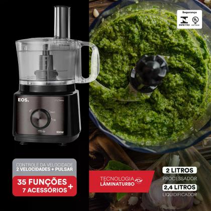 Imagem de Processador de Alimentos 7x1 EOS EPS01T 900W Titanium 110V