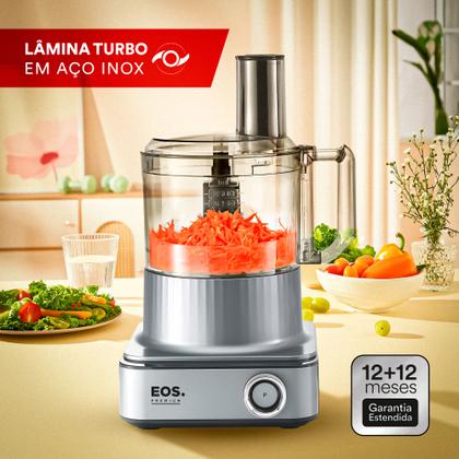 Imagem de Processador de Alimentos EOS Premium 7 em 1 Multipro Master Digital Prata 1000W EPS03S 220V