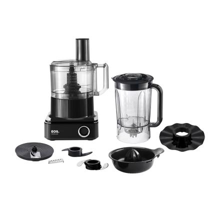 Imagem de Processador de Alimentos EOS Premium Multipro Master Digital 7 em 1 All Black 1000W EPS03P 110V