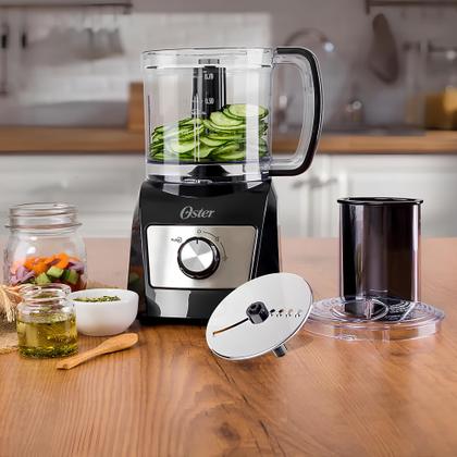 Imagem de Processador de Alimentos Oster Compacto 3 em 1 Potência 300w Laminas em Inox Multifuncional 220v