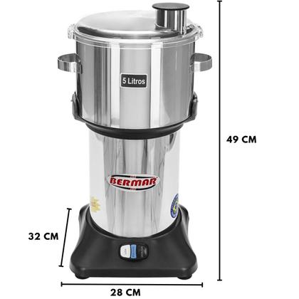 Imagem de Processador De Alimetos Cutter 5 Litros BM 182 Inox Bermar