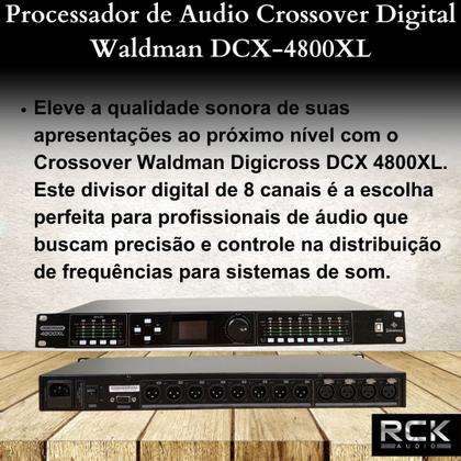 Imagem de Processador de Audio Crossover Digital Waldman DCX-4800XL
