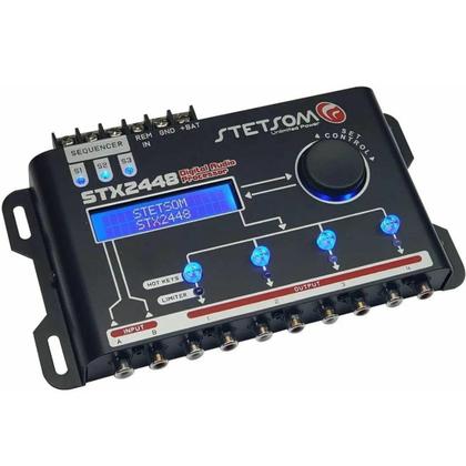 Imagem de Processador de Audio Digital Stetsom Som automotivo STX2448 4 Vias e Cabo RCA 1 Metro Technoise Blindado