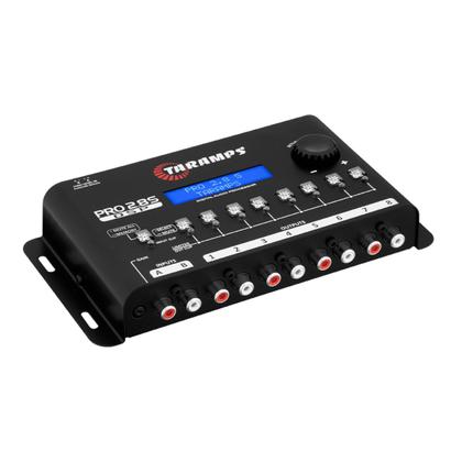 Imagem de Processador De Audio Digital Taramps Pro 2.8S Preto 8 Canais Crossover Limiter Som Automotivo 12v