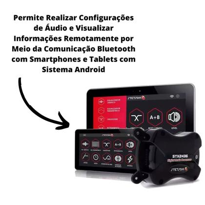 Imagem de Processador de Audio Stetsom STX2436 Bluetooth 2 Canais 4 Vias Para Som Automotivo - 46677