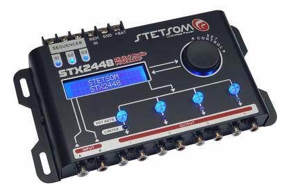 Processador De Áudio Stetsom Stx2448 Crossover 4 Saídas Imagem de Processador De Áudio Stetsom Stx2448 Crossover 4 Saídas