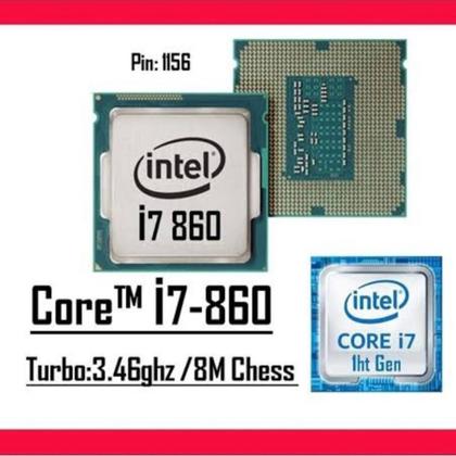 Imagem de Processador Gamer Intel Core I7 860 3.46ghz Turbo