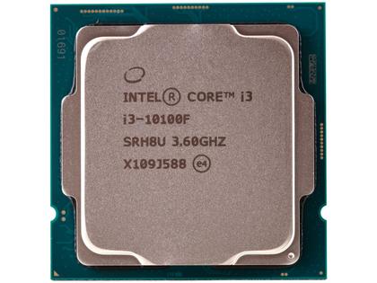 Intel Core i3-10100F 10世代 CPU Processador Intel Core i3 10100F Comet Lake - 3.60GHz 4.30GHz