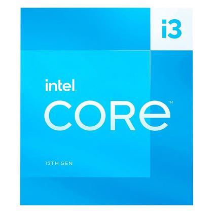 Imagem de Processador Intel Core i3-13100F, 3.40 GHz (Turbo 4.50 GHz), 4 Núcleos, 12MB Cache, TDP 60W, LGA 1700, 13ª Geração, Box