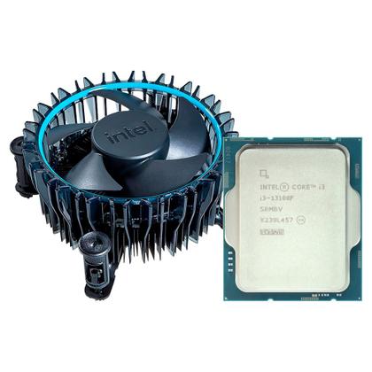 Imagem de Processador Intel Core i3-13100F, 3.40 GHz (Turbo 4.50 GHz), 4 Núcleos, 12MB Cache, TDP 60W, LGA 1700, 13ª Geração, Box