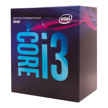 Processador Intel Core i3 8100 8ª Geração 6MB Box LGA 1151 3.60Ghz