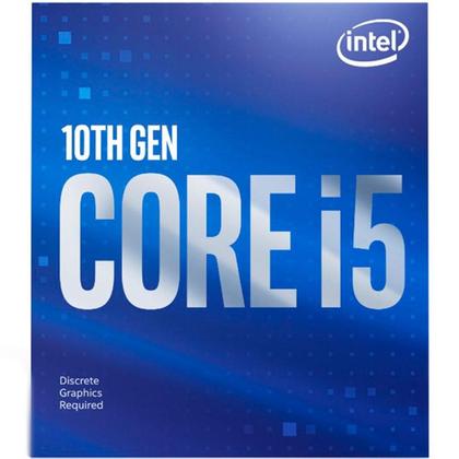 Imagem de Processador Intel Core i5-10400F, 2.9GHz (4.3GHz Max Turbo), Cache 12MB, 6 Núcleos, 12 Threads, LGA 1200, Sem Vídeo Integrado - BX8070110400F