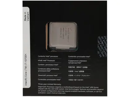 Processador Intel Core i7 10700K Avengers Edition - 3.80GHz 5.10