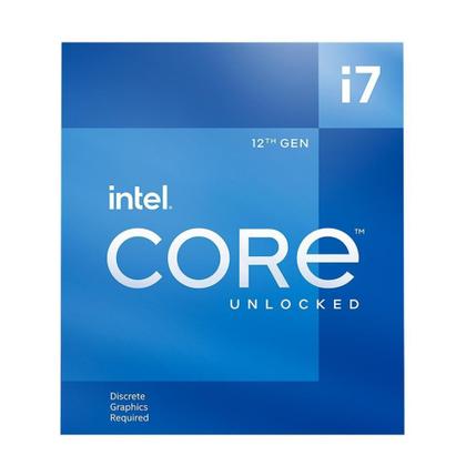 Imagem de Processador Intel Core i7 12700KF, Até 5.0GHz, 12C, 20T, LGA 1700, S/ Cooler, S/ GPU, BX8071512700KF
