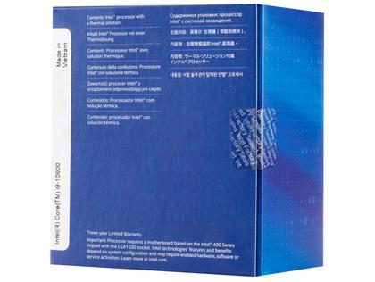 Imagem de Processador Intel Core i9-10900 Box LGA 1200 10 Cores 20 Threads 2.8GHz 20MB Cache UHD Intel 630 BX8070110900