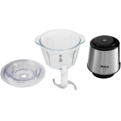 Imagem de Processador Philco Inox Glass 1,2L 350W Função Pulsar PPS01I