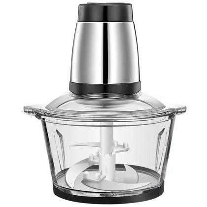Imagem de Processador Triturador Alimentos Vidro Inox Elétrico 2L 500W