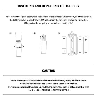 Imagem de Produto oficial de K-pop Light Stick SAYZER Stray Kids Ver 2