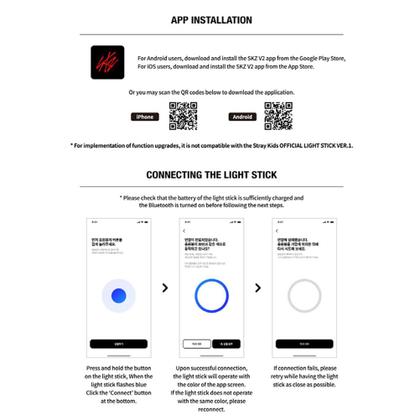 Imagem de Produto oficial de K-pop Light Stick SAYZER Stray Kids Ver 2