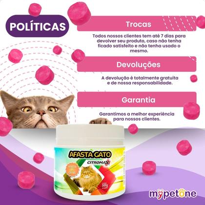 Imagem de Produto Para Afastar Gato Gambá Espantador De Gato Citromax - 300g