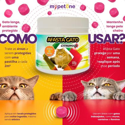 Imagem de Produto Para Afastar Gato Gambá Espantador De Gato Citromax - 300g