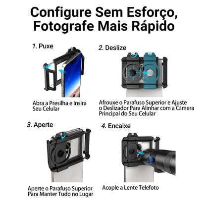 Imagem de Profissional Lente Telescópica Celular Zoom De 30x Luneta