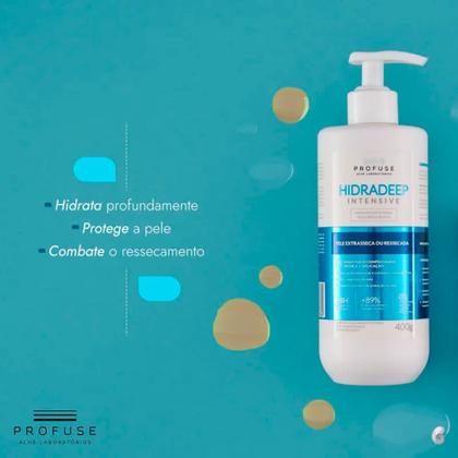 Imagem de Profuse Hidradeep Intensive Hidratante Corporal Pele Extrasseca ou Ressecada 400g