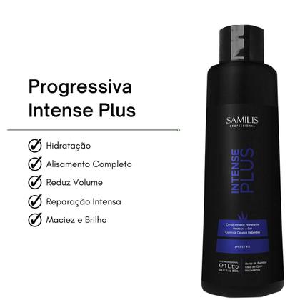Imagem de Progressiva alto impacto sanliss mascara de alisamento escova trerapia mega liso detok 1000ml