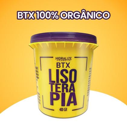 Imagem de Progressiva Organica BTX Capilar Sem Formol Lisoterapia Dos Fios 400g Hidralize