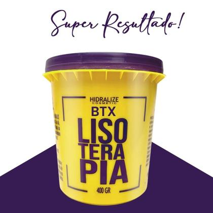 Imagem de Progressiva Organica BTX Capilar Sem Formol Lisoterapia Dos Fios 400g Hidralize