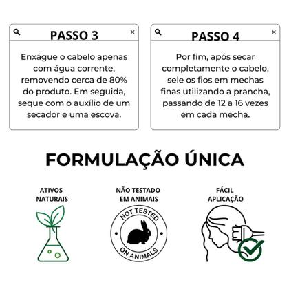 Imagem de Progressiva Orgânica + Shampoo Limpeza Profunda + kit Tratamento