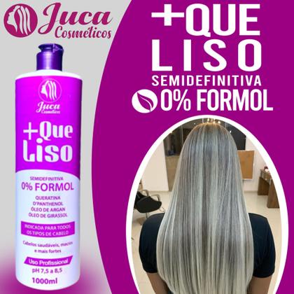 Imagem de Progressiva +Que Liso Matizadora Organica 300ml + Shampoo 300ml e Fluido Pré Escova Mairibel 300ml