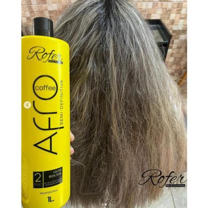 Imagem de Progressiva Rofer Afro Coffe 2x500ml Envio Imediato