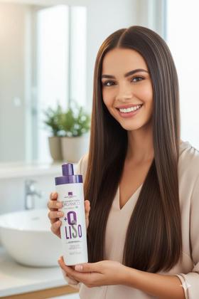 Imagem de Progressiva Sem Formol Profissional 1L +Q Liso Maya Sanchez - Argan Oleo de Coco Manteiga de Karité