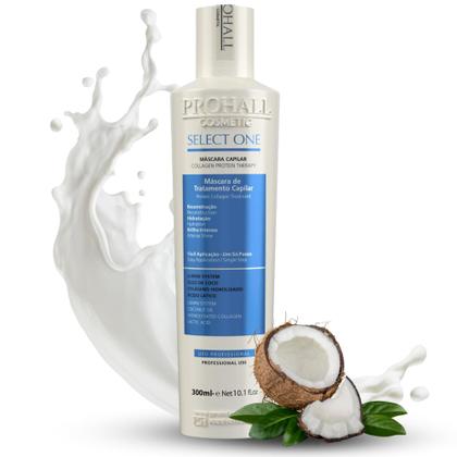Imagem de Prohall Select One 300ml Máscara de realinhamento capilar orgânica (sem formol) de passo único