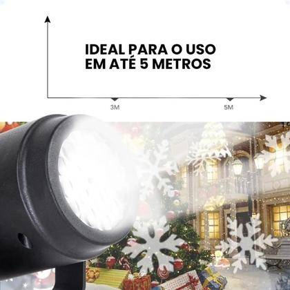 Imagem de Projetor 3D Natal Led Refletor Holográfico Casa E Jardim