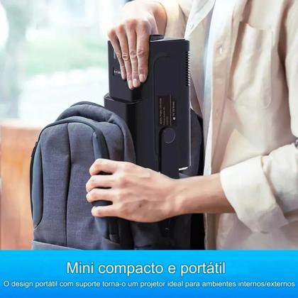 Imagem de Projetor Android 13 HY320 com HDMI Wi-Fi Bluetooth e Imagem Suave 4K